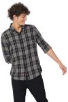 Navy & Olive Large Check Slim Fit Casual Shirt