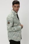 Camo Print Slim Fit Casual Shirt