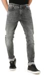 Black Skinny Fit Knitted Stretch Jeans