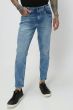 Mid Blue Ankle Length Originals Stretch Jeans