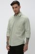 Light Olive Slim Fit Casual Shirt