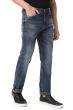 DENIM DELUXE STRETCH STRAIGHT FIT DARK INDIGO BLUE JEANS