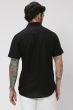 Black Slim Fit Casual Shirt