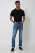 Mid Blue Bootcut Denim Deluxe Stretch Jeans