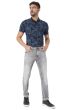 DISTRESSED STRETCH SUPER SLIM FIT GREY JEANS