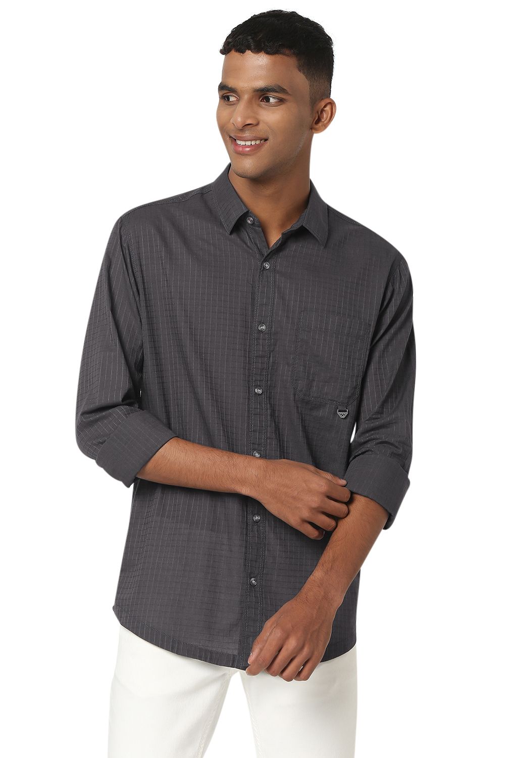Gray shirt men clearance