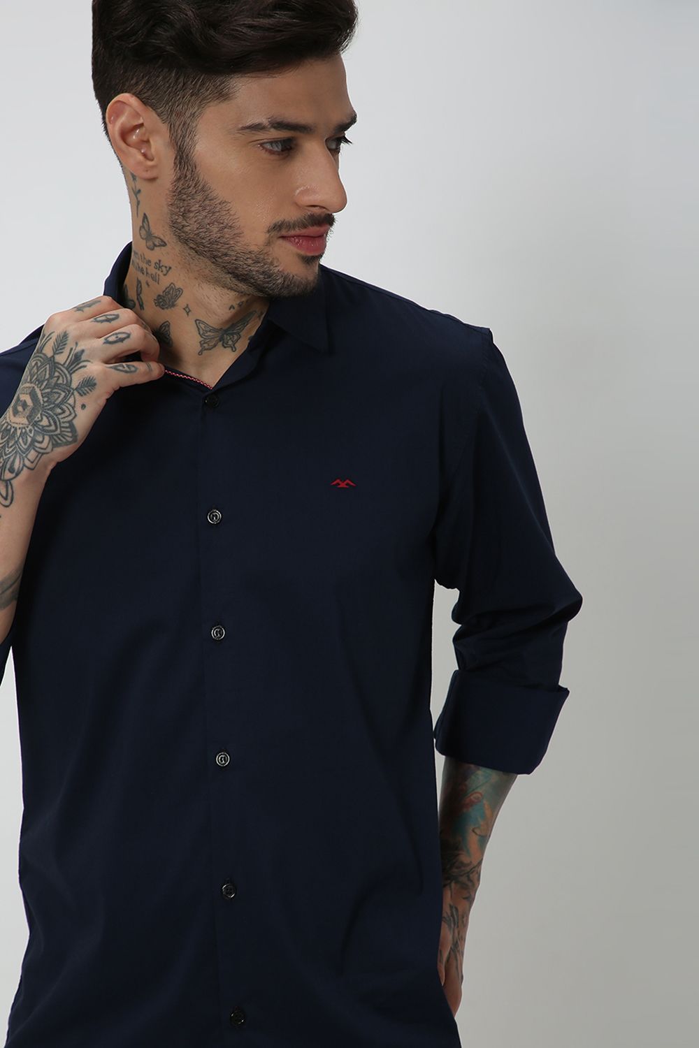 Skinny fit camisa outlet