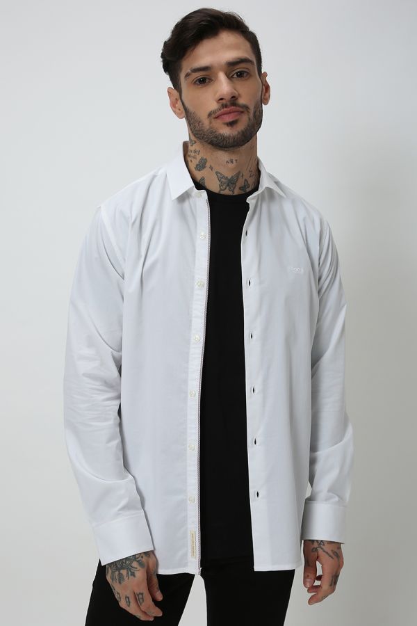 White Lightweight Stretch Shirt