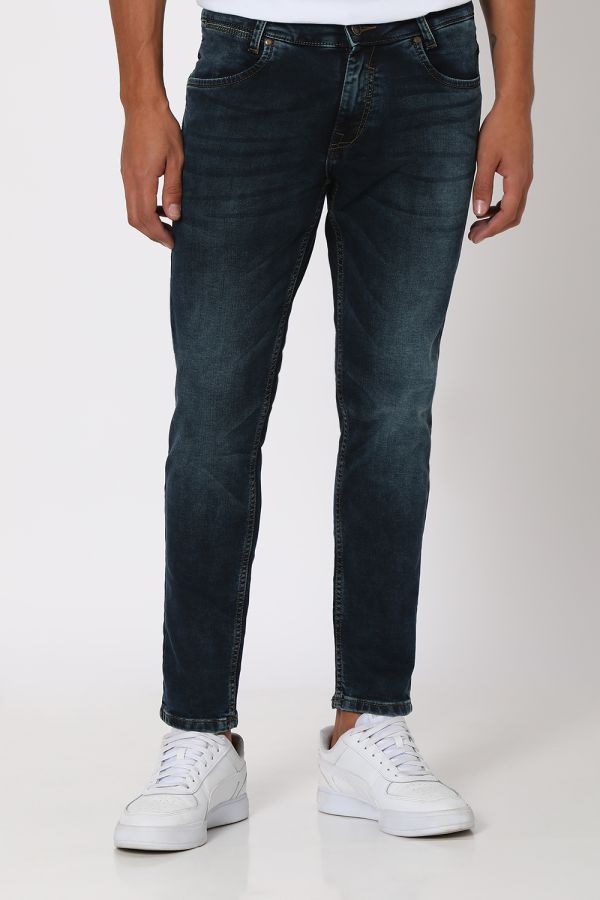 Indigo Blue Straight Fit Originals Stretch Jeans