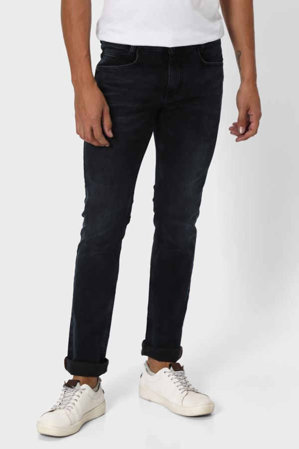 Blue Black Super Slim Fit Denim Deluxe Stretch Jeans