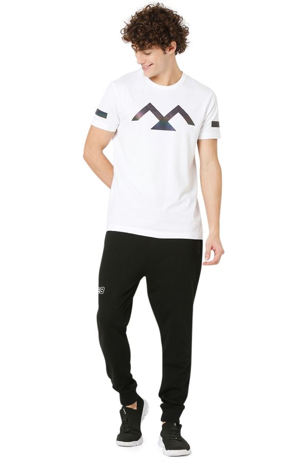 Black Knitted Track Pants