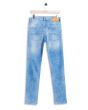 Light Blue Super Slim Fit Knitted Stretch Jeans