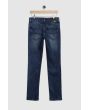 Indigo Blue Super Slim Fit Distressed Stretch Jeans