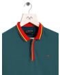 Green Textured Polo