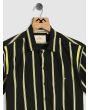 Black & Yellow Printed Stripe Shirt