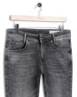 Black Skinny Fit Knitted Stretch Jeans