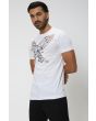 White Graphic Jersey T-Shirt
