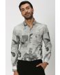 Grey Digital Print Shirt