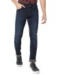 DENIM DELUXE STRETCH SUPER SLIM FIT BLUE BLACK JEANS