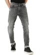 Black Skinny Fit Knitted Stretch Jeans