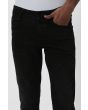 Black Ankle Length Denim Deluxe Stretch Jeans
