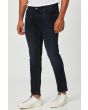 Blue Black Ankle Length Denim Deluxe Stretch Jeans