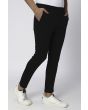 Black Ankle Length Stretch Cotton Jeans