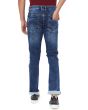 Mid Blue Super Slim Fit Knitted Lightweight Stretch Jeans