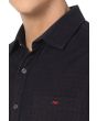 Maroon Tonal Check Corduroy Slim Fit Casual Shirt