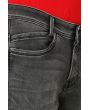 Black Super Slim Fit Knitted Stretch Jeans