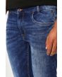 Mid Blue Ankle Length Originals Stretch Jeans