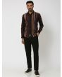 Maroon Awning Stripe Shirt