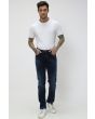 Deep Indigo Blue Super Slim Fit Denim Deluxe Stretch Jeans