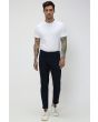 Dark Indigo Blue Ankle Length Jeans