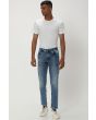 Indigo Blue Ankle Length Denim Deluxe Stretch Jeans