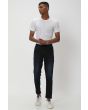 Blue Black Ankle Length Flyweight Jeans