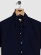 Navy Slim Fit Casual Shirt