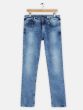 DENIM DELUXE STRETCH NARROW FIT MID BLUE JEANS