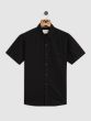 Black Slim Fit Casual Shirt