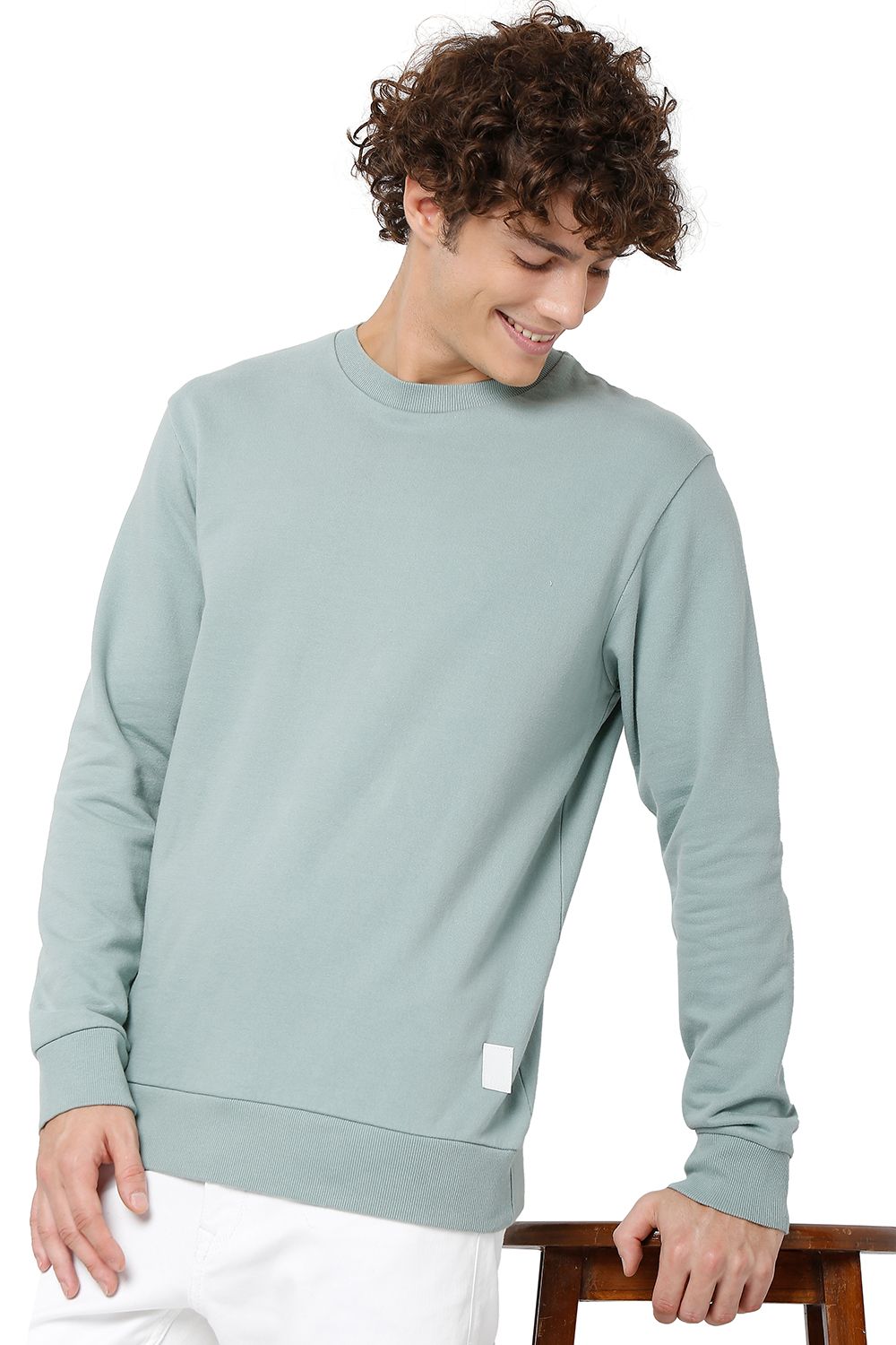 Light Green Logo Sweatshirt