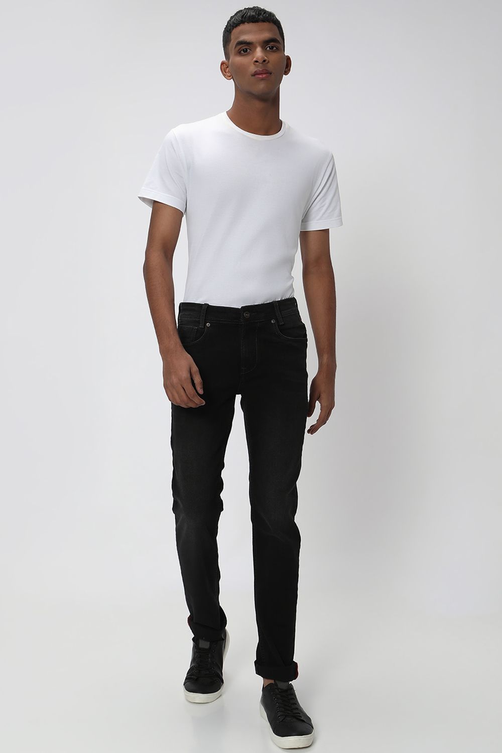 Black Narrow Fit Originals Stretch Jeans