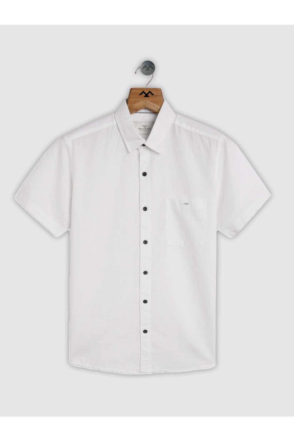 Buy White Slim Fit Casual Shirt Online at Muftijeans
