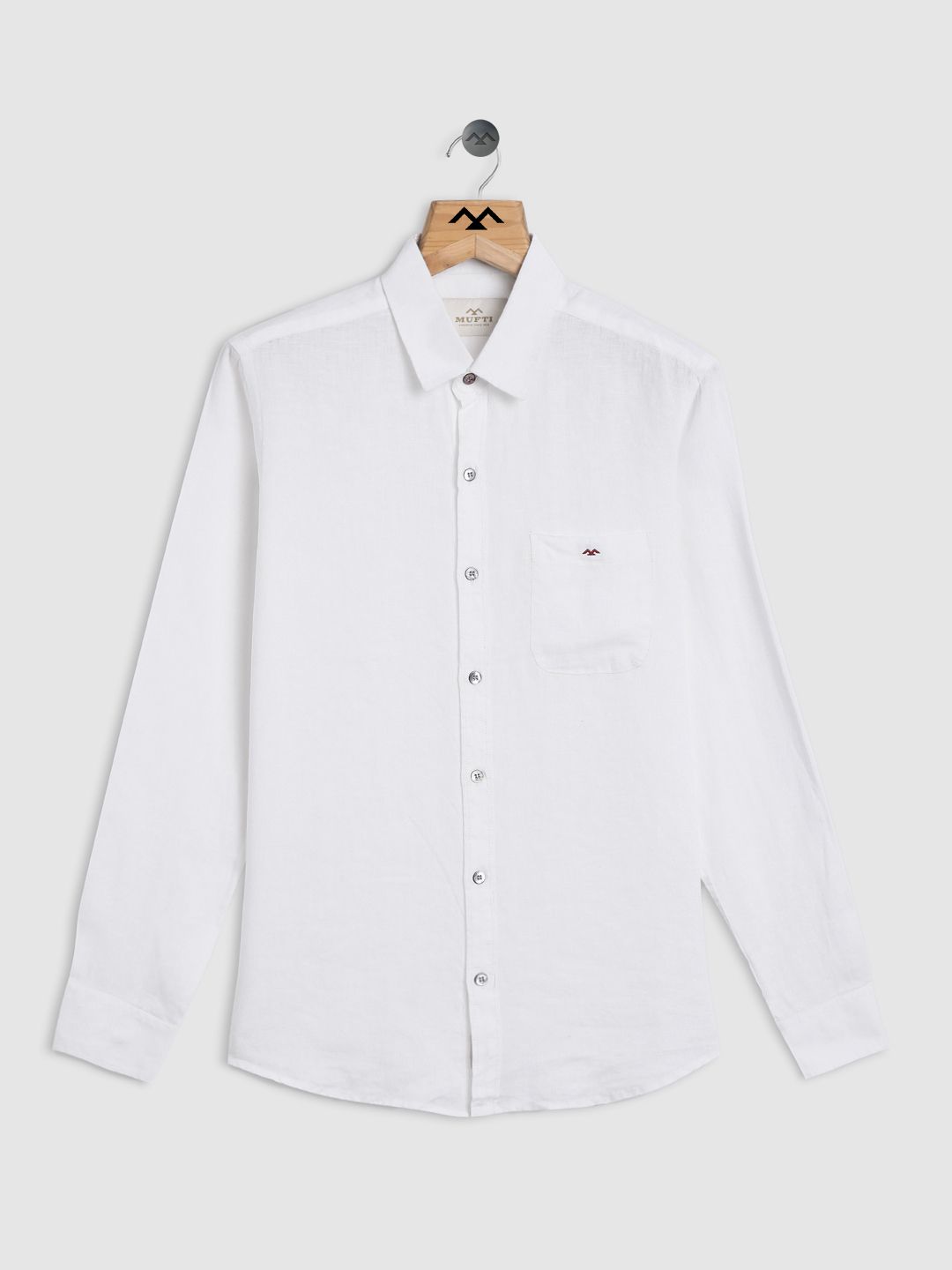 Buy White Slim Fit Casual Shirt Online at Muftijeans